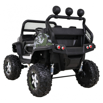 Mercedes Benz Unimog dla dzieci Lakier Moro + Napęd 4x4 + Pilot + Bagażnik + Wolny Start + MP3 LED